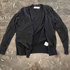 Black sweater cardigan